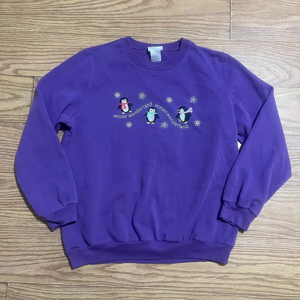 Vintage Penguin Sweatshirt Medium